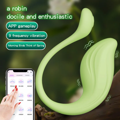 Morning Bird APP Wear Jumping Egg Female Vibration Masturbator Compact, Portable, Concealed Sex Toys