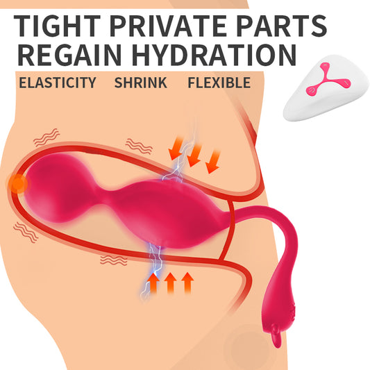 Night Sakura Smart Kegel Balls Pelvic Floor Trainer – Silicone Electric Pulse Vaginal Exercise Device for Women