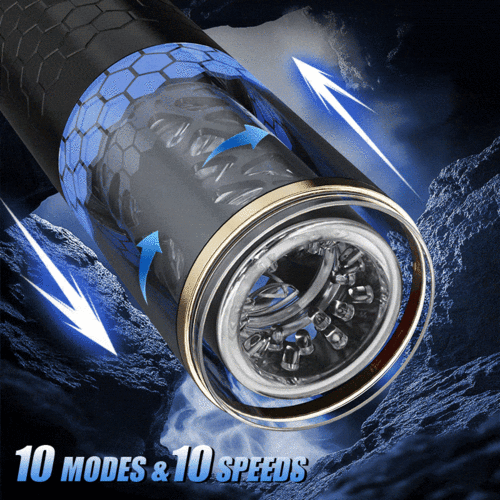 STORM CUP 10 Thrusting Spinning Masturbator with Suction Cup Male Masturbator