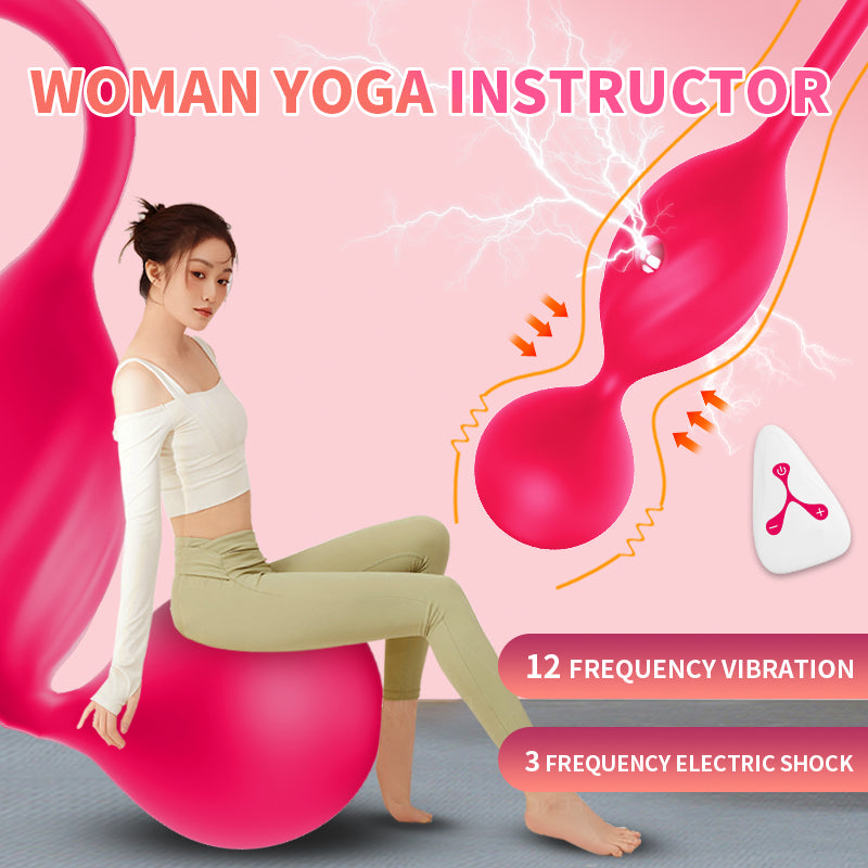 Night Sakura Smart Kegel Balls Pelvic Floor Trainer – Silicone Electric Pulse Vaginal Exercise Device for Women