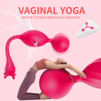 Night Sakura Smart Kegel Balls Pelvic Floor Trainer – Silicone Electric Pulse Vaginal Exercise Device for Women