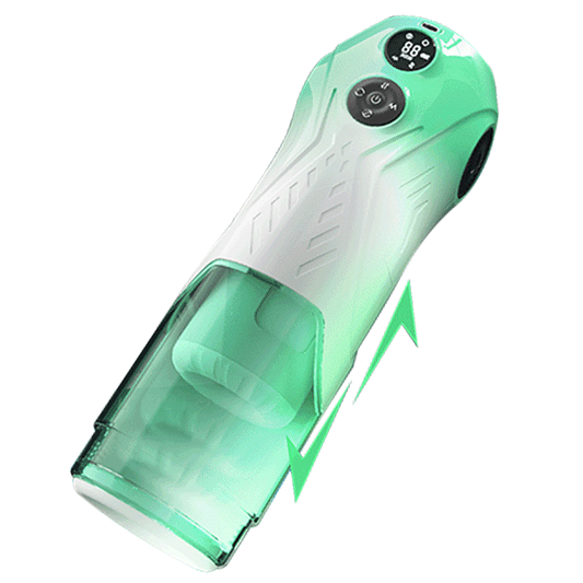 【Free Lube】Toyshcool Starlight Extendable Rotating Vibrating Airplane Cup – Men’s Self-pleasure Device