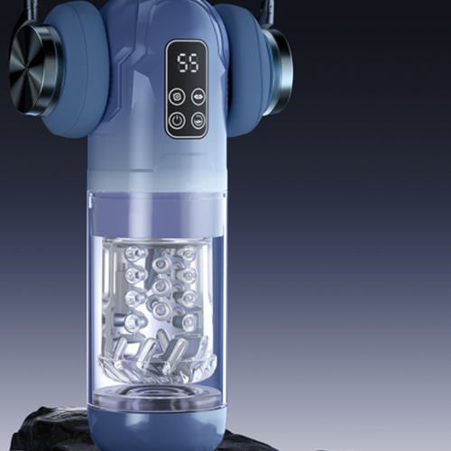 Iron Man 7 Thrusting And Rotating Suction Masturbator Pocket Pussy Male Masturbators